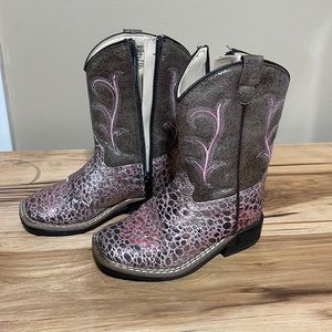 Old West VB1054 Girls Size 8 Boots